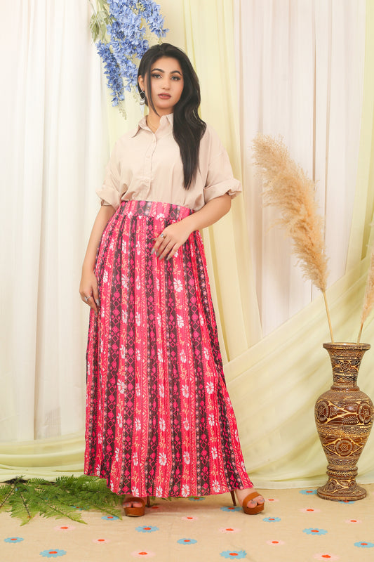 Pink Mirage | 2pc - Chiffon